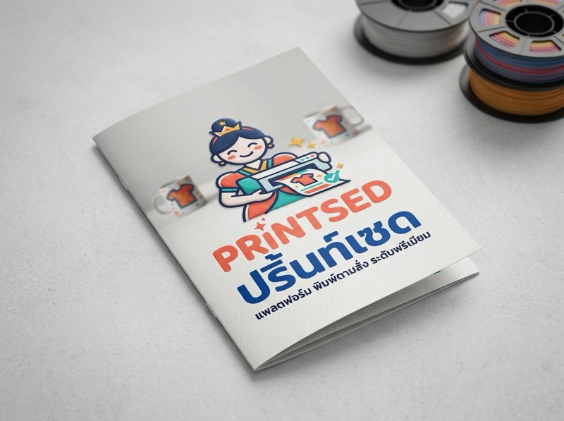 โบรชัวร์พับครึ่ง